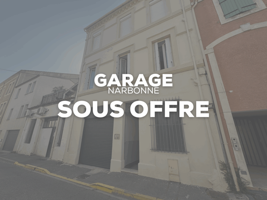 Rare à Narbonne   Garage sécurisé de 26 m2