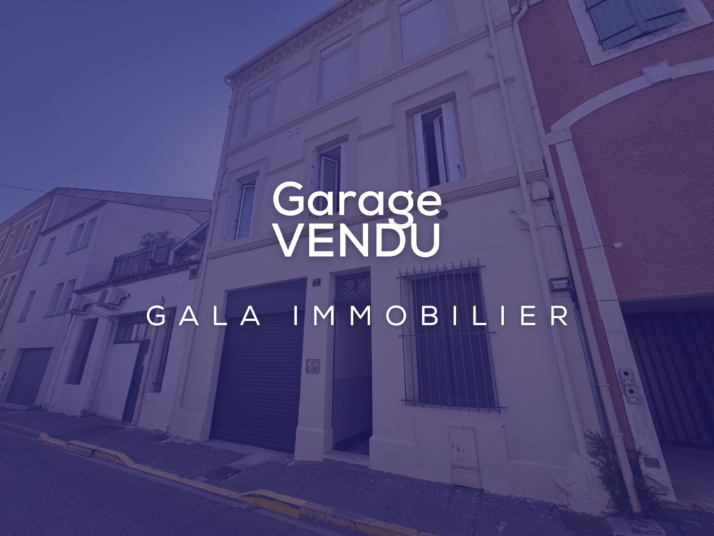 Rare à Narbonne   Garage sécurisé de 26 m2