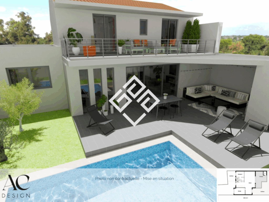 Villa neuve avec piscine à Narbonne