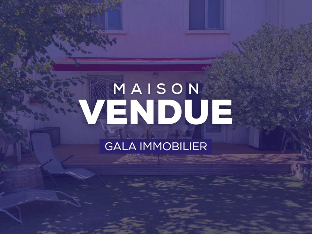 Une maison avec jardin dans un quartier recherché.