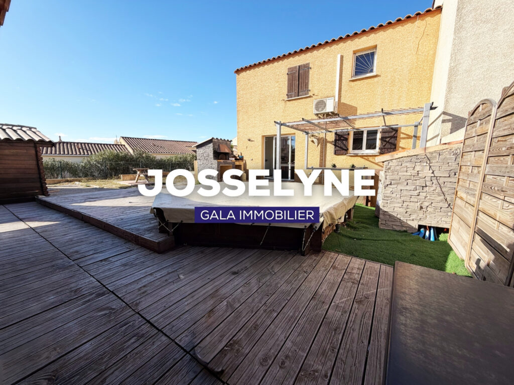 Maison avec jardin sur trois faces