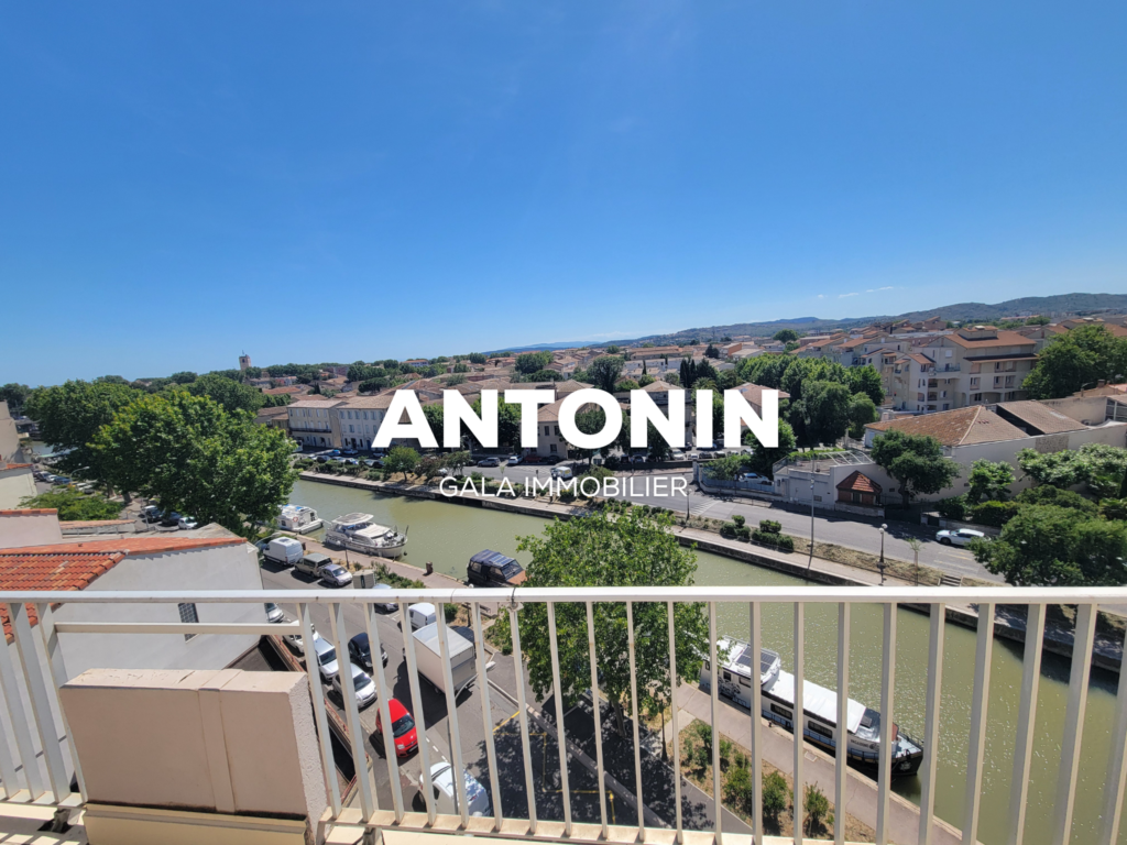 Magnifique T2 avec terrasse panoramique sur Narbonne
