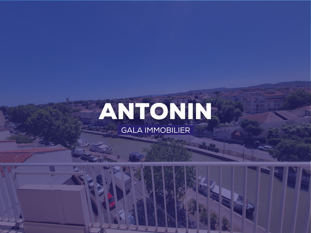 Magnifique T2 avec terrasse panoramique sur Narbonne